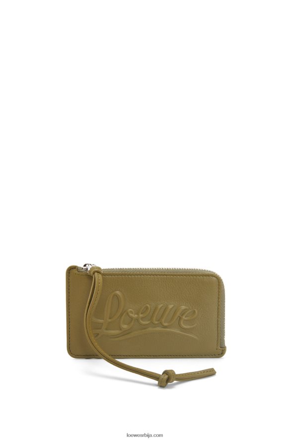 Loewe Жене велики држач новчића од класичне телеће коже маслина HJTY1332