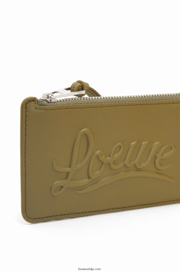 Loewe Жене велики држач новчића од класичне телеће коже маслина HJTY1332