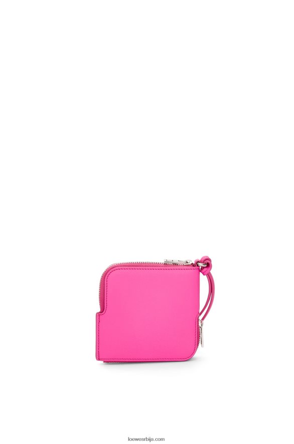 Loewe Жене дупла кутија за новчиће од класичне телеће коже фуксија HJTY1335