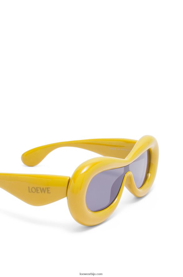 Loewe Жене надуване маске за сунце од најлона жута HJTY1500