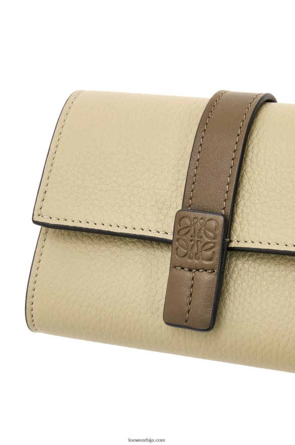 Loewe Жене мали вертикални новчаник од мекане телеће коже жалфија зелена/тамно каки зелена HJTY1210