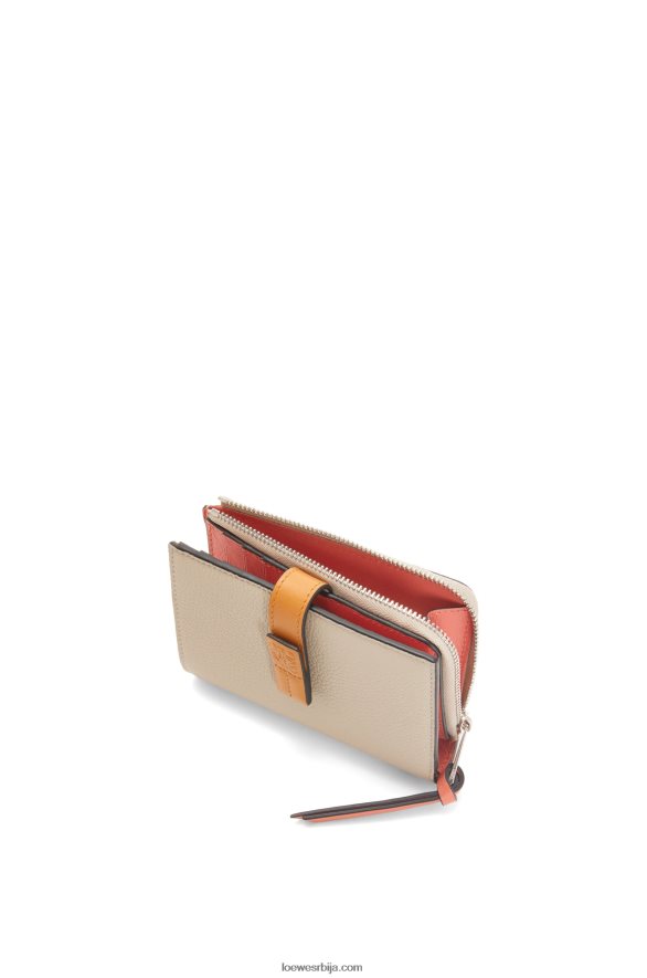 Loewe Жене танак новчаник са патентним затварачем од мекане телеће коже лагани зоб/мед HJTY1220