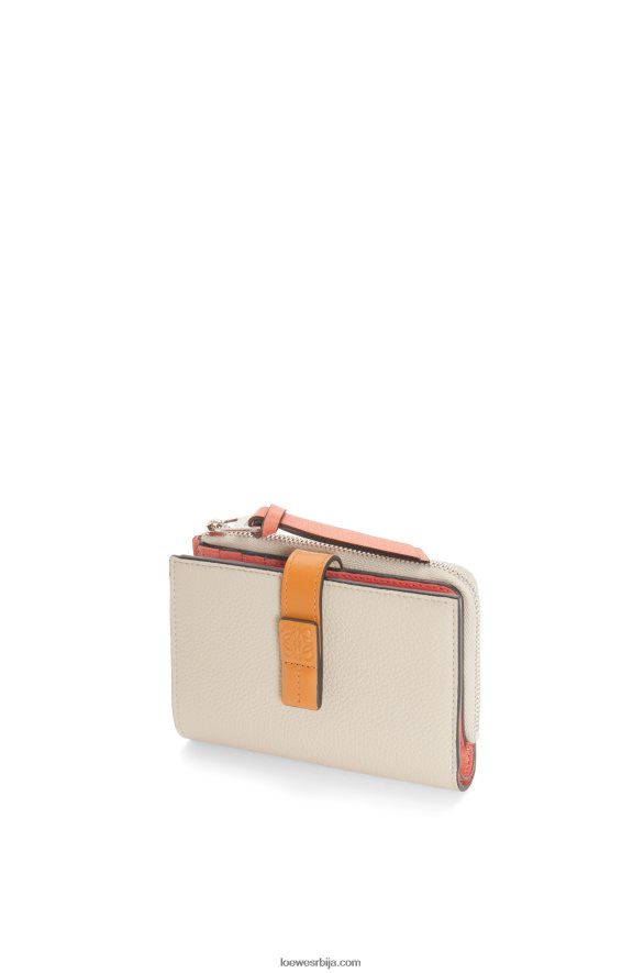 Loewe Жене танак новчаник са патентним затварачем од мекане телеће коже лагани зоб/мед HJTY1220