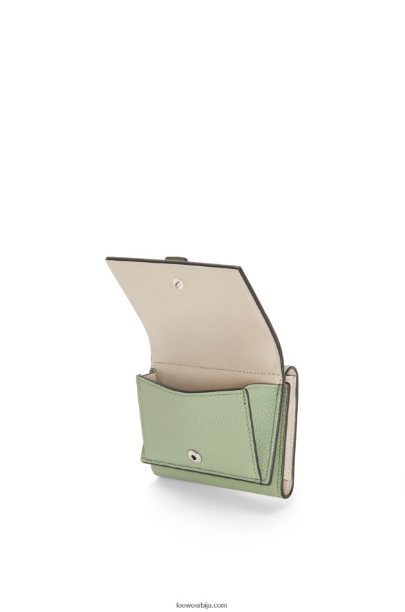 Loewe Жене троструки новчаник од мекане телеће коже рузмарин/тан HJTY1223