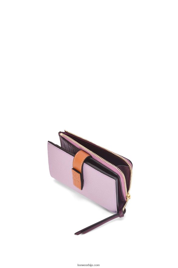 Loewe Жене танак новчаник са патентним затварачем од мекане телеће коже прљаво љубичасто-смеђе боје HJTY1269