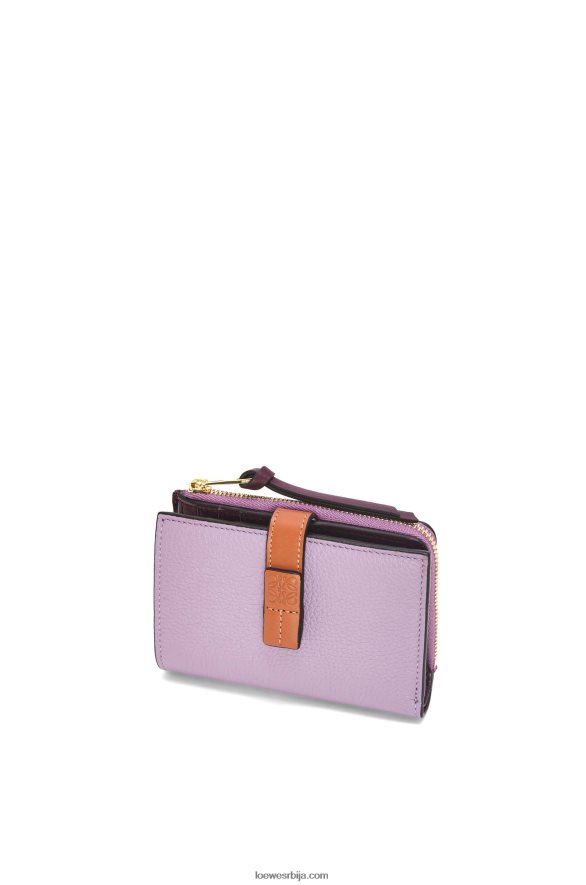 Loewe Жене танак новчаник са патентним затварачем од мекане телеће коже прљаво љубичасто-смеђе боје HJTY1269