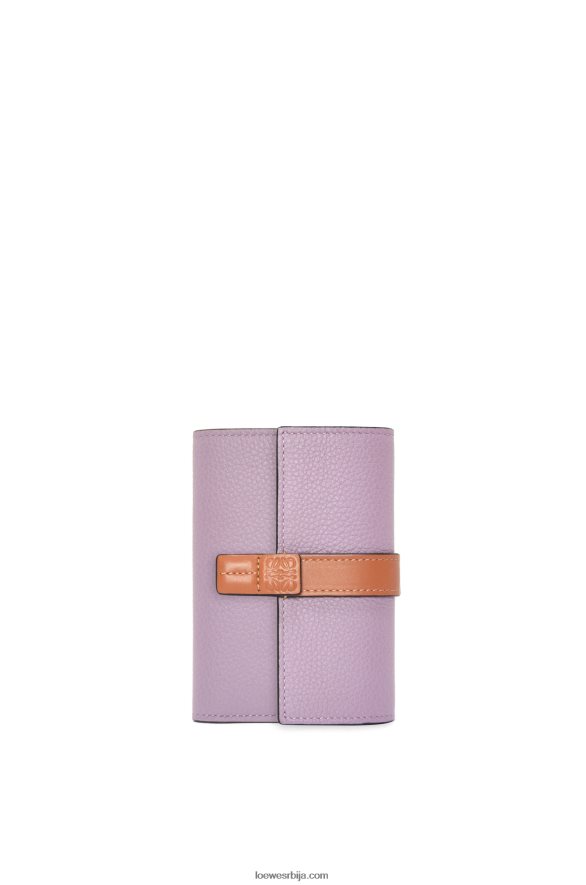 Loewe Жене мали вертикални новчаник од мекане телеће коже прљаво љубичасто-смеђе боје HJTY1270
