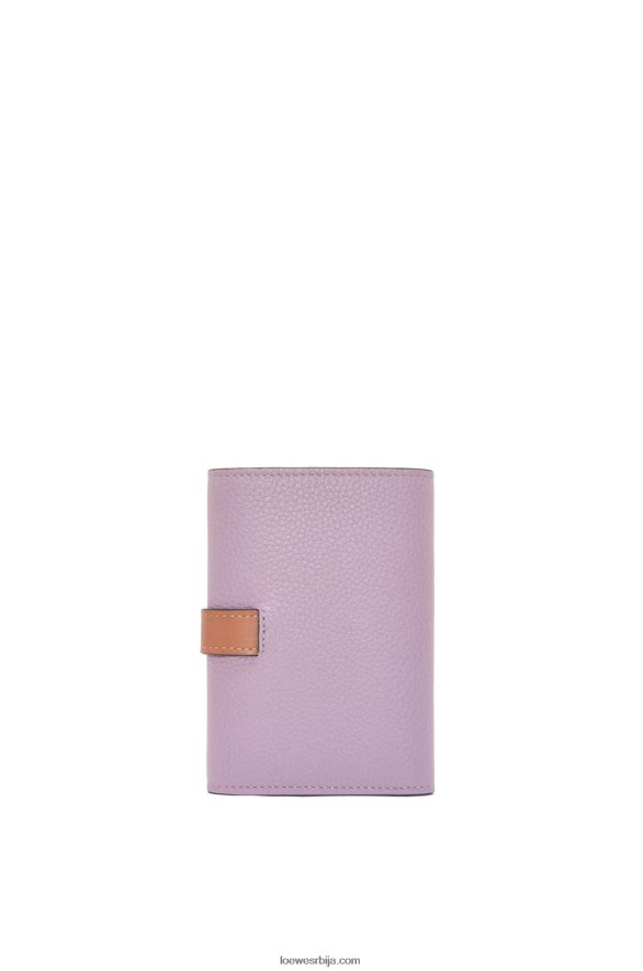 Loewe Жене мали вертикални новчаник од мекане телеће коже прљаво љубичасто-смеђе боје HJTY1270