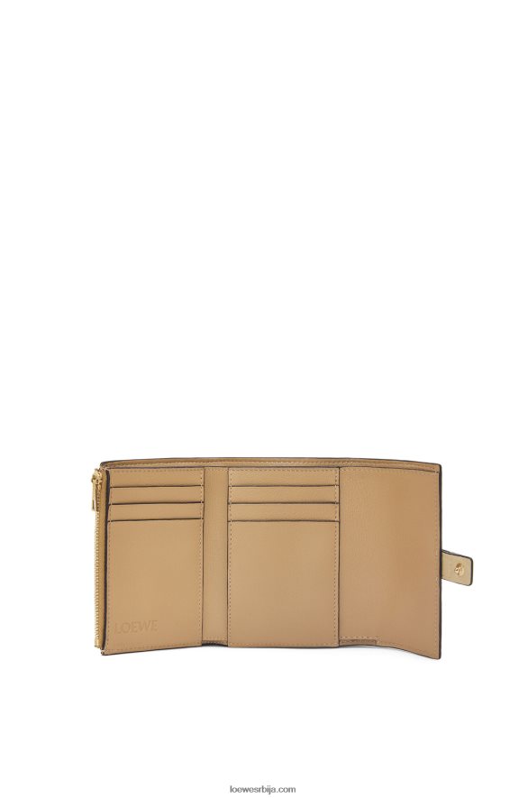 Loewe Жене мали вертикални новчаник од мекане телеће коже путер/бледи лимун HJTY1286