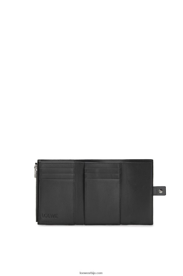 Loewe Жене мали вертикални новчаник од мекане телеће коже црн HJTY1295