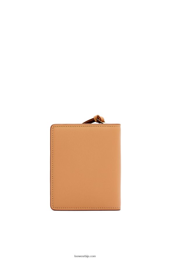 Loewe Жене жаба компактни новчаник са патент затварачем од класичног телета топла пустиња HJTY1305