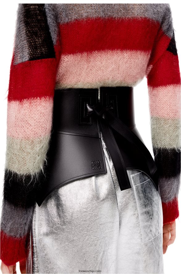 Loewe Жене оби појас у напа црн HJTY1154