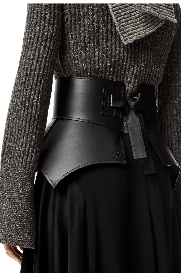 Loewe Жене оби појас у напа црн HJTY1154