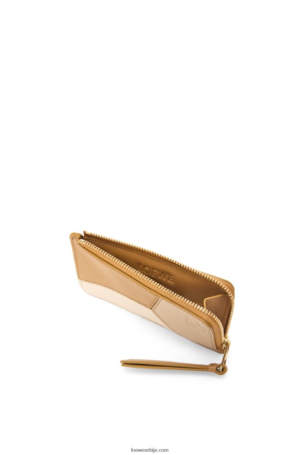 Loewe Жене слагалица држач картице од класичне телеће коже ангора/прашна беж HJTY1326