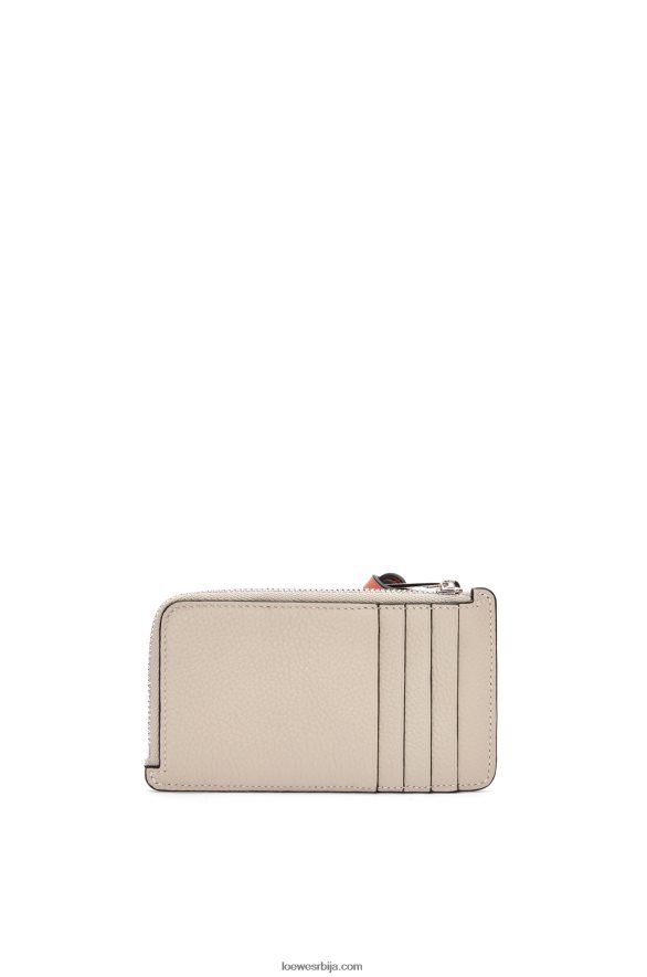 Loewe Жене држач картице за новчиће од мекане телеће коже лагани зоб/мед HJTY1337