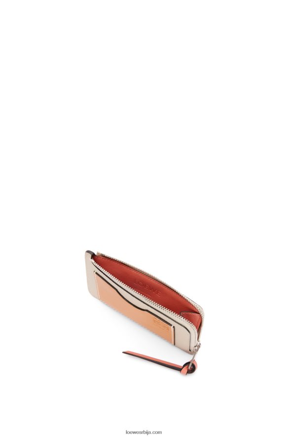 Loewe Жене држач картице за новчиће од мекане телеће коже лагани зоб/мед HJTY1337