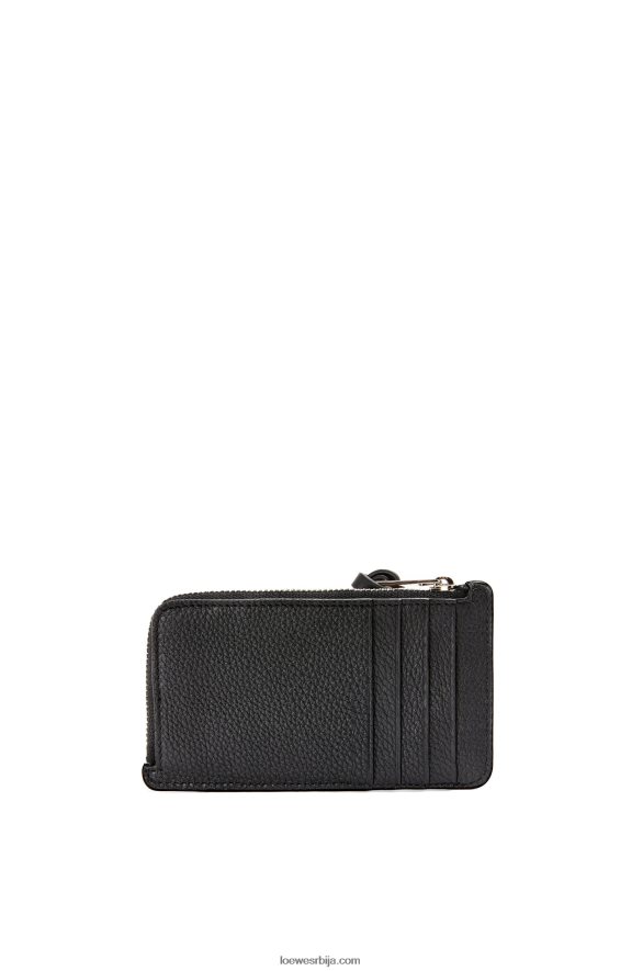 Loewe Жене држач картице за новчиће од мекане телеће коже црн HJTY1339