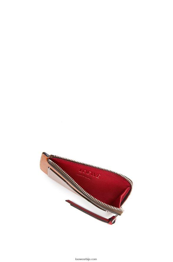 Loewe Жене држач картице за новчиће од мекане телеће коже лагана карамела/пекан HJTY1340