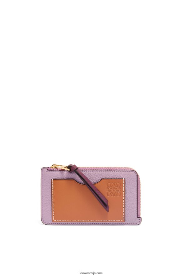 Loewe Жене држач картице за новчиће од мекане телеће коже прљаво љубичасто-смеђе боје HJTY1342