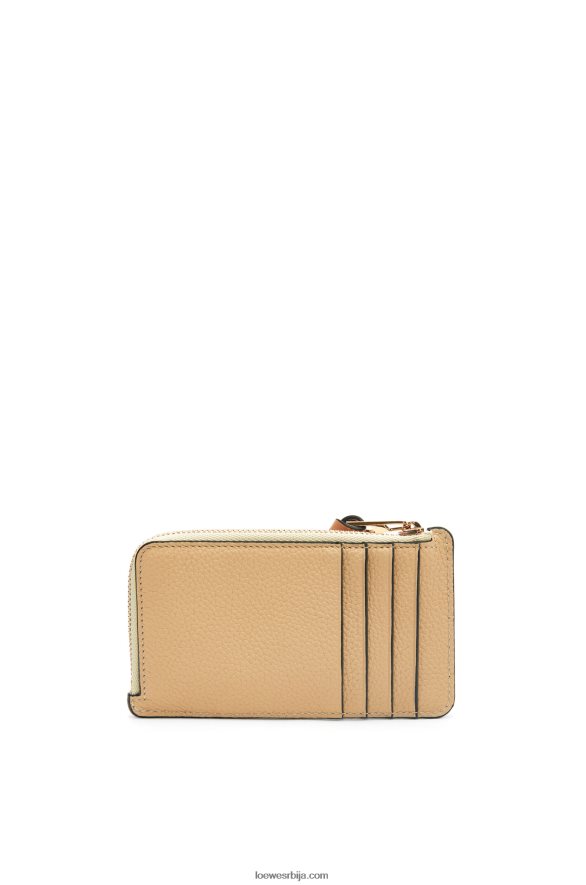 Loewe Жене држач картице за новчиће од мекане телеће коже путер/бледи лимун HJTY1343