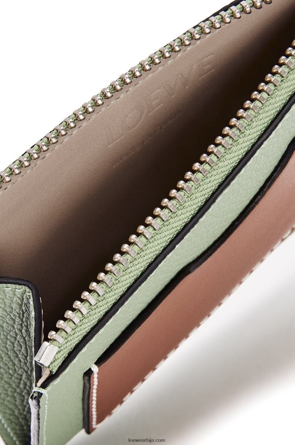 Loewe Жене велики држач за новчиће од мекане телеће коже рузмарин/тан HJTY1354