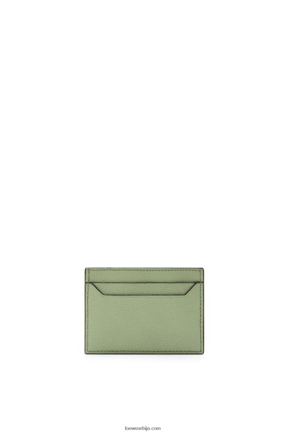 Loewe Жене анаграм обичан држач картице од шљунковите телеће коже рузмарин HJTY1355