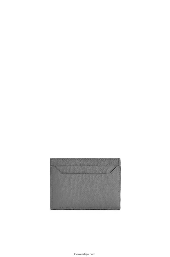 Loewe Жене анаграм обичан држач картице од шљунковите телеће коже асфалт сива HJTY1372