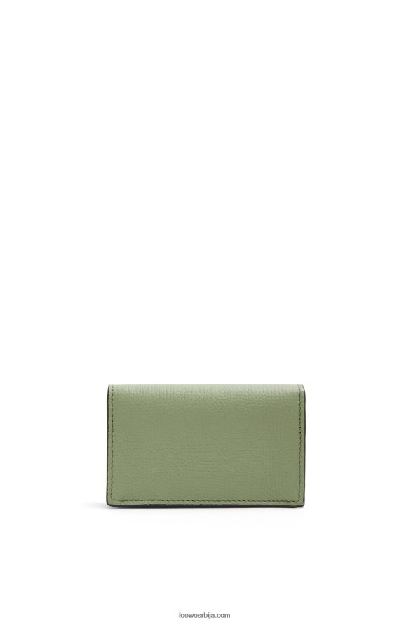 Loewe Жене држач визит карте анаграм од телеће коже од шљунчаног зрна рузмарин HJTY1373