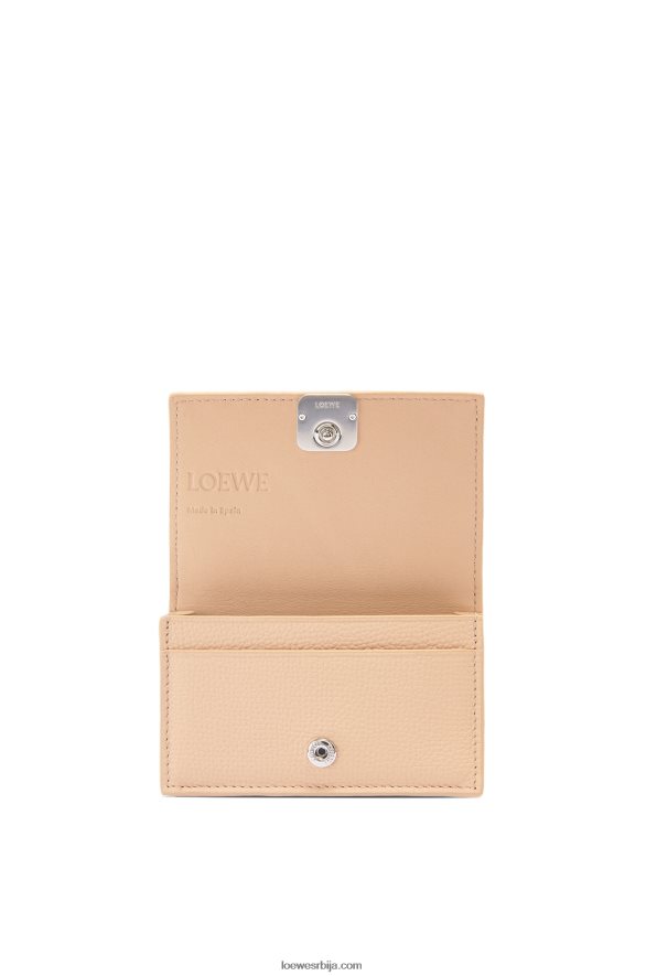 Loewe Жене држач визит карте анаграм од телеће коже од шљунчаног зрна нуде HJTY1375