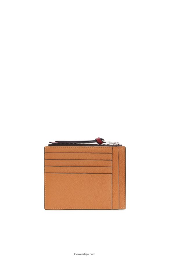 Loewe Жене велики држач за новчиће од мекане телеће коже лагана карамела/пекан HJTY1385