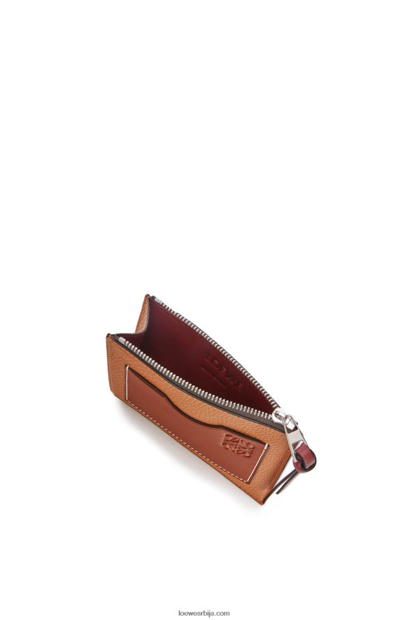 Loewe Жене велики држач за новчиће од мекане телеће коже лагана карамела/пекан HJTY1385