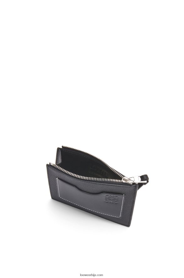 Loewe Жене велики држач за новчиће од мекане телеће коже црн HJTY1386