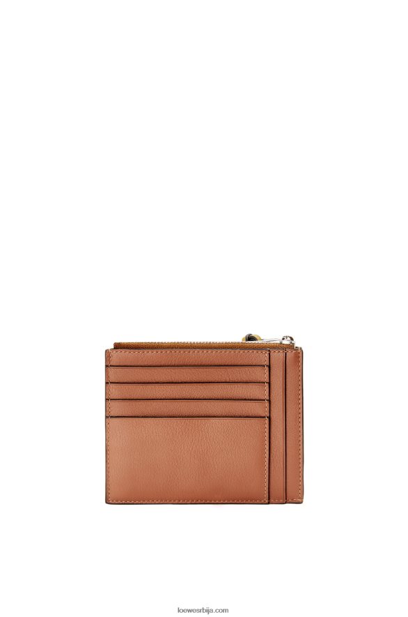 Loewe Жене држач картице за новчиће марке од класичне телеће коже тан/окер HJTY1392