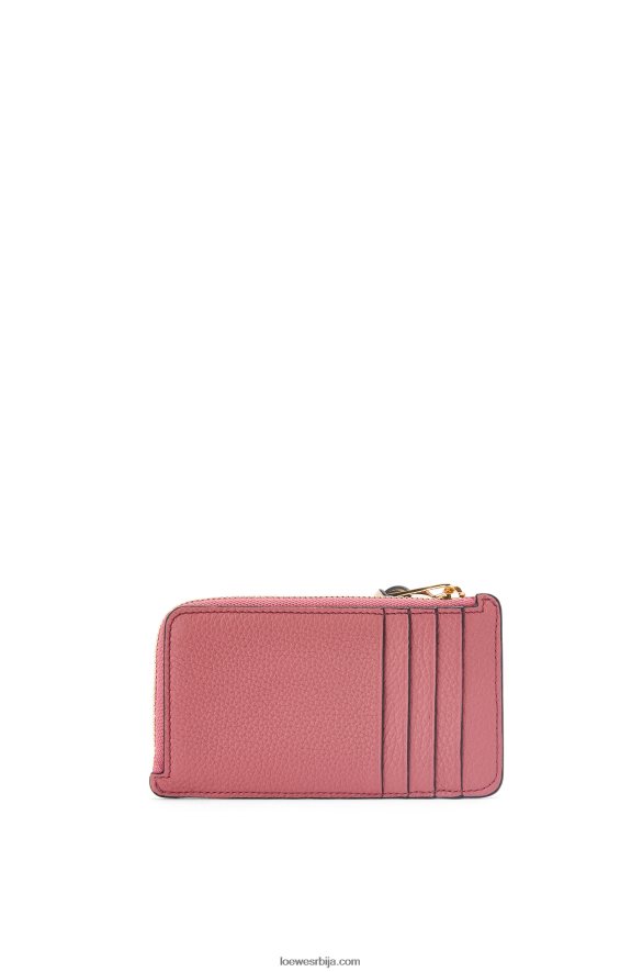 Loewe Жене држач картице за новчиће од мекане телеће коже шљива/чоколада HJTY1395