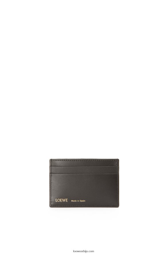 Loewe Жене обичан држач картице од жакарда и телеће коже морнарско/црна HJTY1419