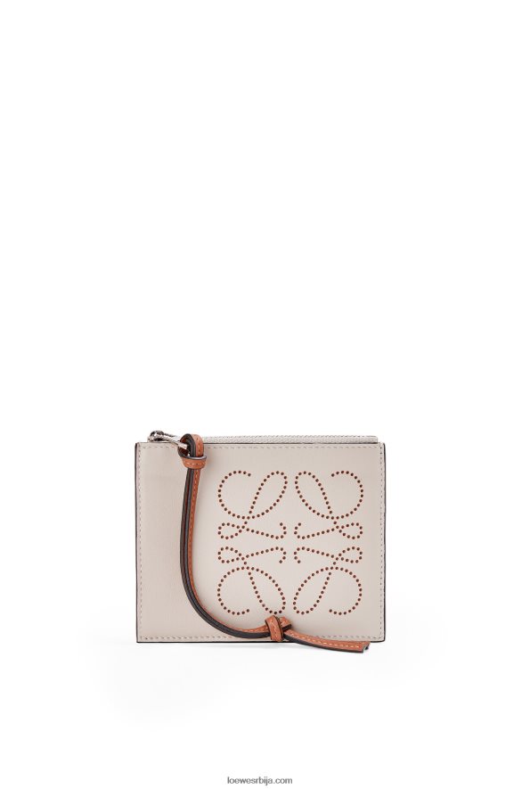 Loewe Жене држач картице за новчиће марке од класичне телеће коже лагани зоб/тан HJTY1420