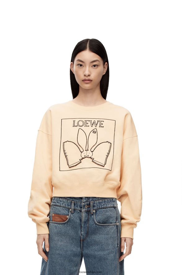 Loewe Жене Дукс од зечића од памука слоноваче HJTY805