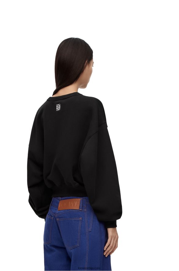 Loewe Жене Дукс од зечића од памука црн HJTY806