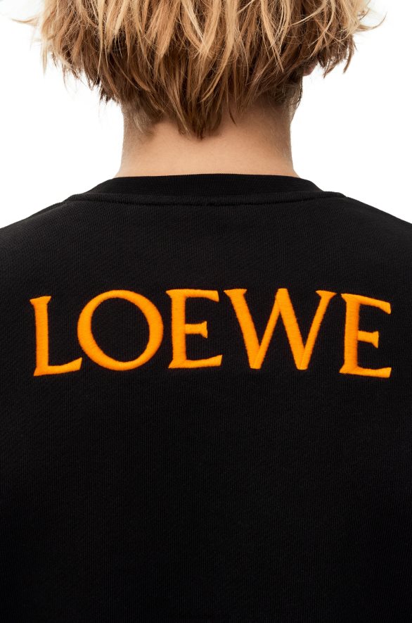 Loewe Жене калцифер дуксерица од памука црна/вишебојна HJTY843
