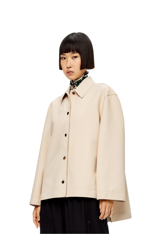 Loewe Жене кошуља туника од напе ецру HJTY938