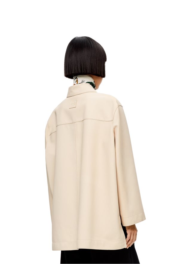 Loewe Жене кошуља туника од напе ецру HJTY938