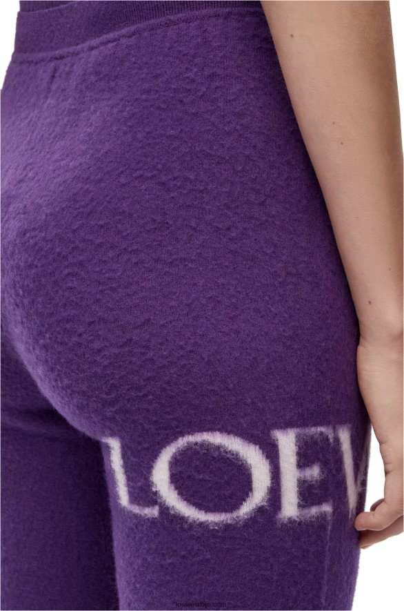Loewe Жене бициклистички шорц од вуне љубичаста HJTY968