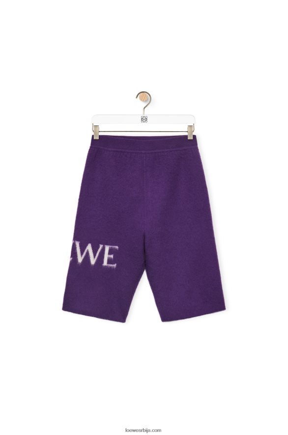 Loewe Жене бициклистички шорц од вуне љубичаста HJTY968