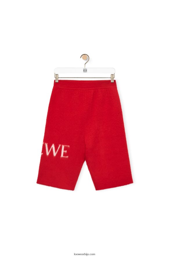 Loewe Жене бициклистички шорц од вуне црвена HJTY969