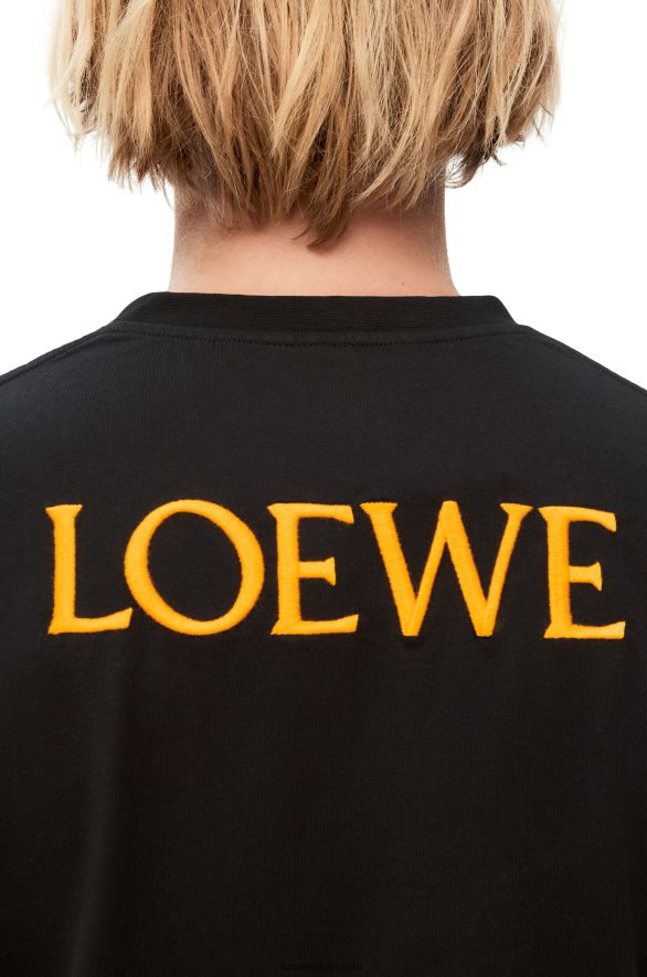 Loewe Жене цалцифер мајица од памука вишебојни HJTY830