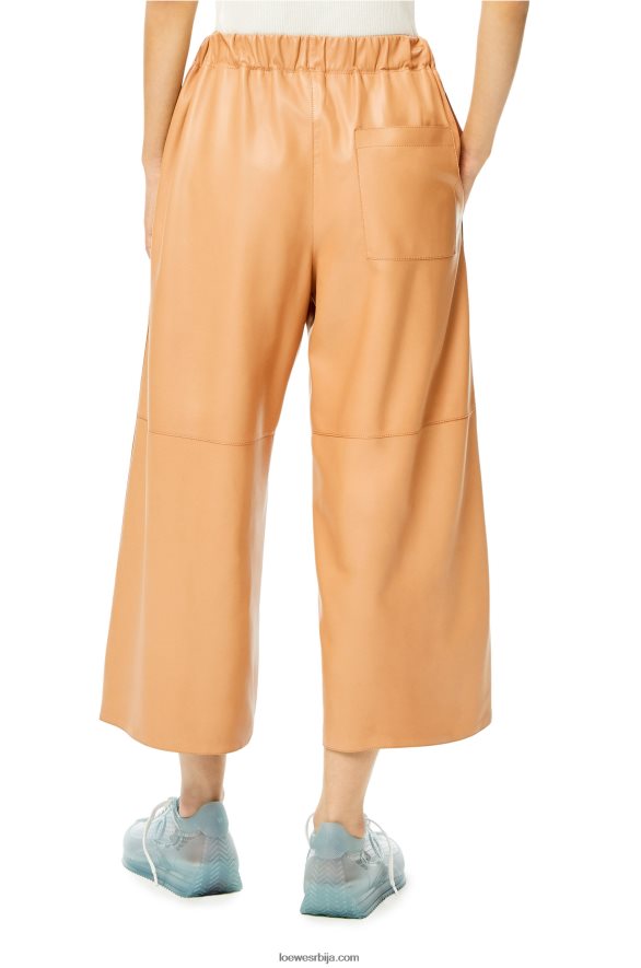 Loewe Жене скраћене еластичне панталоне маслац HJTY1146