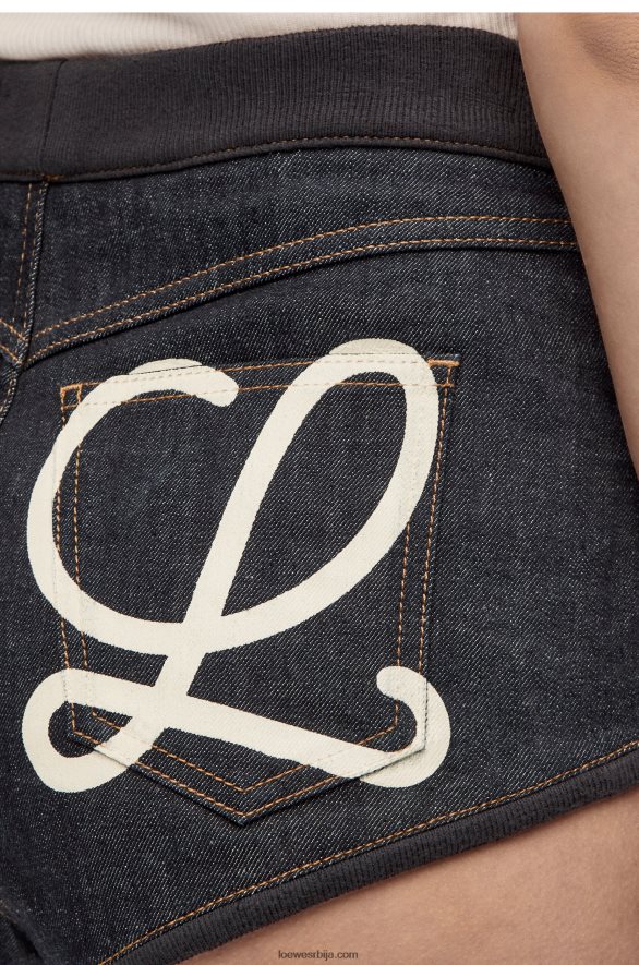 Loewe Жене растезљиве гаћице од тексаса сирови тексас HJTY1185