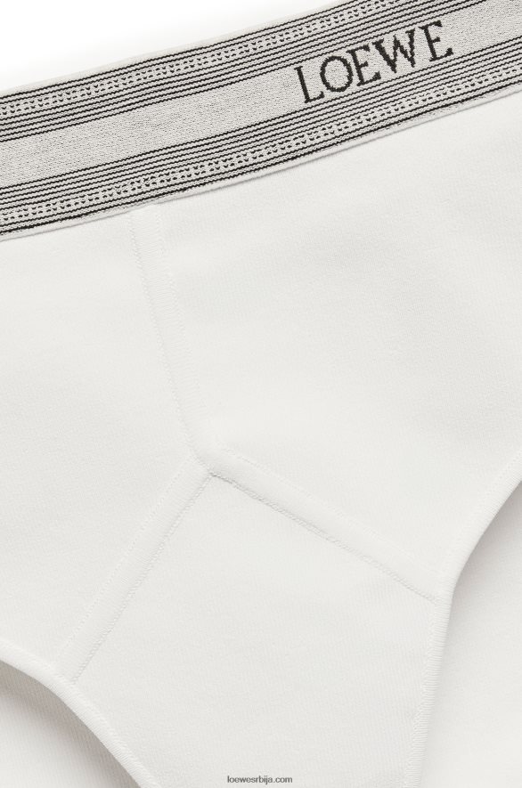 Loewe Жене плетене гаћице од вискозе бео HJTY965