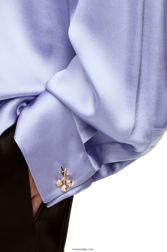 Loewe Жене пиџама блуза од свиле лила HJTY880