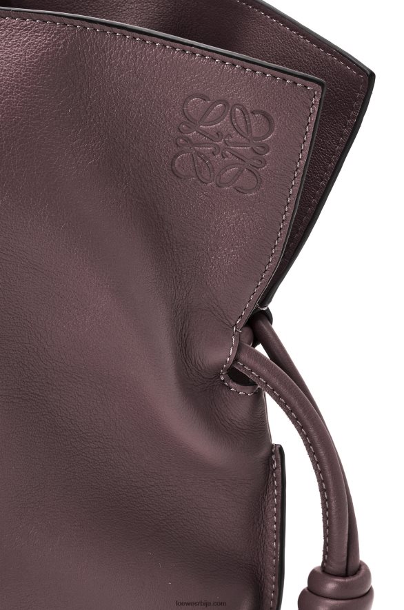 Loewe Жене кл фламенко торба од напа телеће коже пруне HJTY526